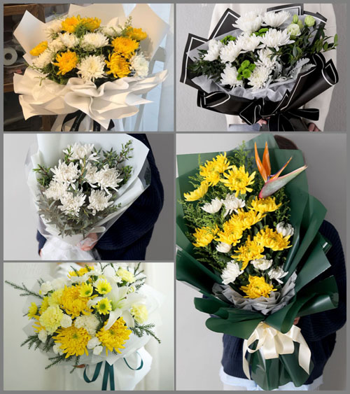 广东汕头市潮南区红场镇林招村白事花束代送